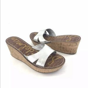 Sam Edelman Reid Silver Sandal 9